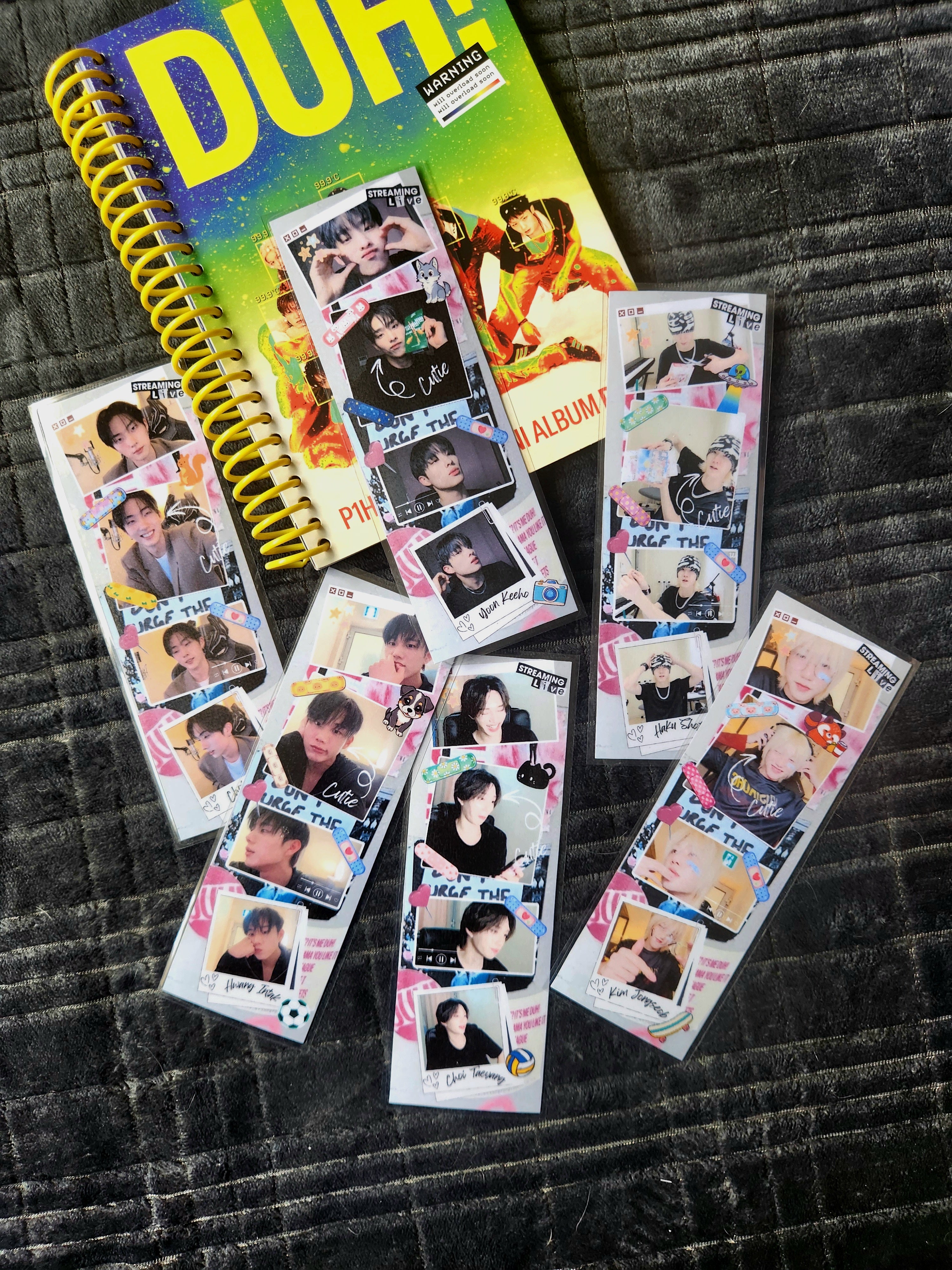 P1Harmony bookmarks – HappyLilyCo.